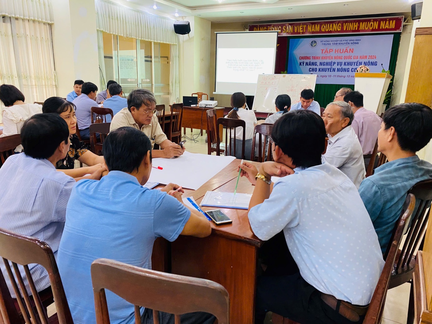 Tổ chức 3 lớp tập huấn nâng cao năng lực cho các tổ Khuyến nông cộng đồng trên địa bàn tỉnh 